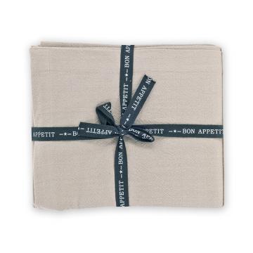 Τραπεζομάντηλο cotton, μπεζ χρ.,140x220cm 
