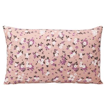Μαξιλάρι cotton σχ.φλοραλ ροζ/μωβ 50x30cm
