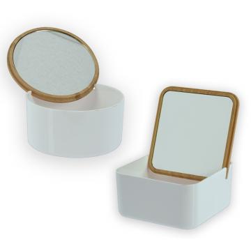 Καθρέπτης make up με organizer σε 2 σχ.,13x7cm