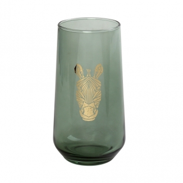 DIS. JUNGLE ZEBRA ΠΡΑΣΙΝΟ ΠΟΤΗΡΙ ΝΕΡΟΥ 470ML 7,8X14,8EK