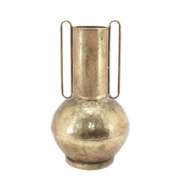 Μεταλλικος αμφορεας χρυσο χρ.,40cm