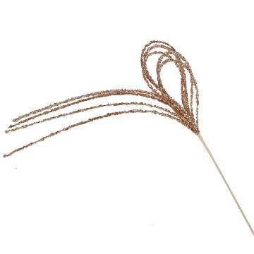 Beaded bow spray Rose/Gold,90cm 