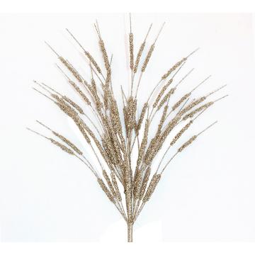 Cattail spray Champagne,43cm