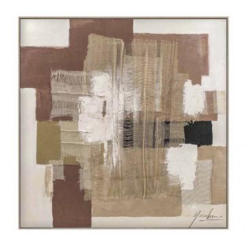 Hand paint & Γάζα 120x120cm