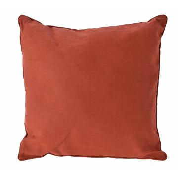 Μαξιλάρι polyester με ρέλι 45x45cm,κεραμιδί