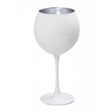 DIS. MAYA WHITE SILVER ΠΟΤΗΡΙ ΚΡΑΣΙΟΥ ΛΕΥΚΟ-ΑΣΗΜΙ ΜΑΤ 655CC 8,5Χ21,5ΕΚ