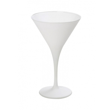 DIS. MAYA WHITE ΠΟΤΗΡΙ MARTINI ''ΚΩΝΙΚΟ'' ΛΕΥΚΟ MAT 250CC 10,5Χ17,5ΕΚ