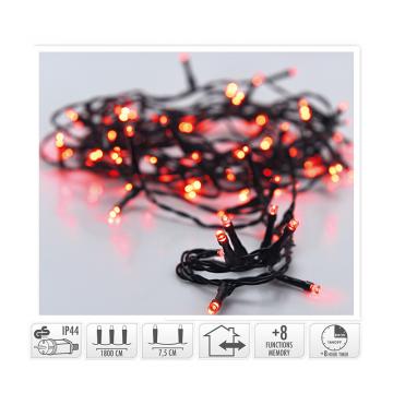 240Led-(IP44) 8 πρόγραμ., μνήμη,timer,κόκκινο 18μ. 1800x x 