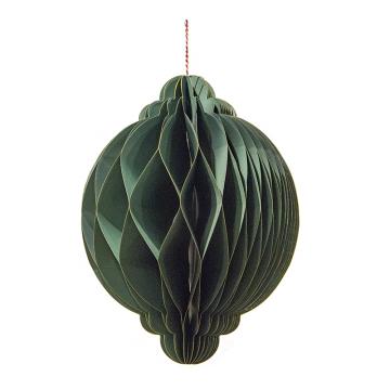 Μπάλα κυψελωτή χάρτινη,πράσινο χρ.,40cm