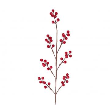 Κλαδί κόκκινα berries 75cm