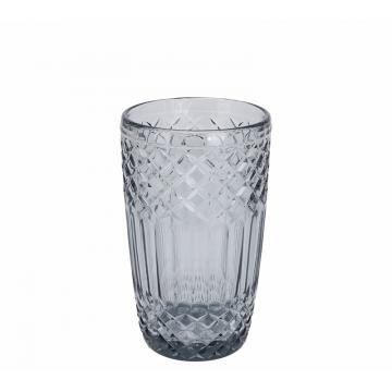 Ποτήρι νερoύ 380ml vintage grey,8x13cm