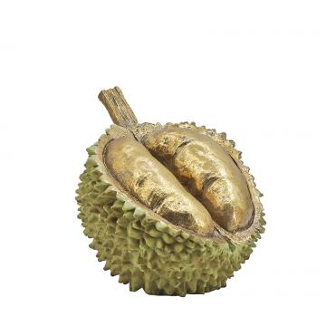 Eξωτικό φρούτο Durian πράσινο/χρυσό χρ.15cm