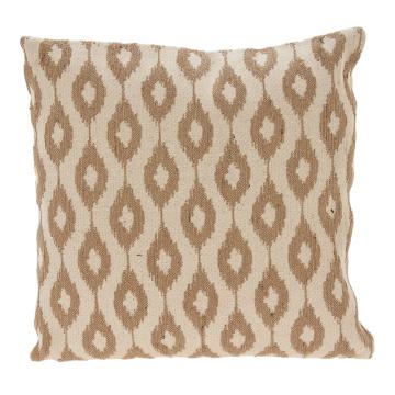 Μαξιλαρι γιούτα/cotton 45x45cm με φερμουάρ