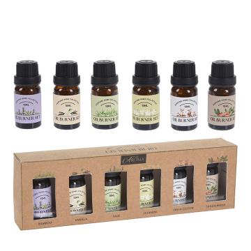Αιθερια έλαια 10ml  σετ με 6 αρώματα