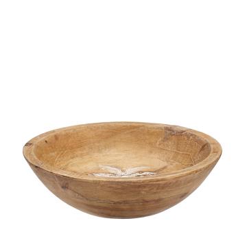 Μπολ mango με λευκό φοίνικα 23cm