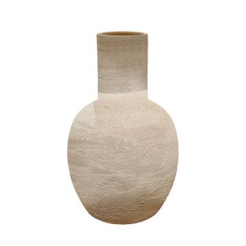 Κεραμικό βάζο "ROMY" εκρού χρ.,30cm