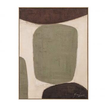 Ανάγλυφο Hand paint με κορνίζα 4,5cm,90x120cm