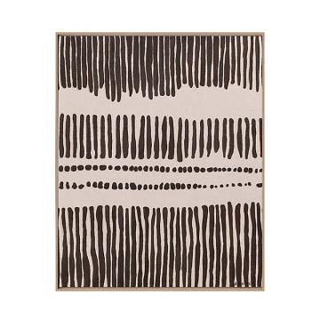 Ethnic Hand paint με κορνίζα 3,8cm,80x100cm