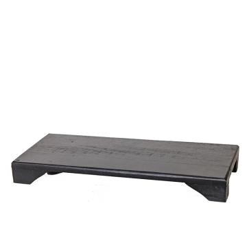 Παραλ/μη βάση από ανακυκλ.ξύλο μαύρη 50x20cm