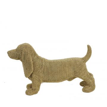 Διακοσμητικός σκύλος "Dachshund" με χάντρες,35x20cm