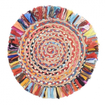 ΜΑΞΙΛΑΡΙ CHINDI ΥΦΑΣΜΑΤΙΝΟ MULTICOLOR (50% JUTE 50%COTTON) Δ45Χ10