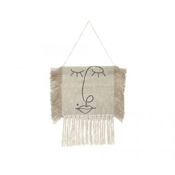 ΔΙΑΚΟΣΜΗΤΙΚΟ ΤΟΙΧΟΥ ΚΡΕΜΑΣΤΟ NATURAL 30Χ3Χ51/85 (60%JUTE/40%COTTON)