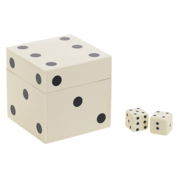 Σετ Κουτί Και 5 Ζάρια 9.5x9.5x9.5