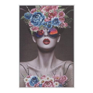 ΠΙΝΑΚΑΣ PRINTED CANVAS ΓΥΝΑΙΚΕΙΑ ΦΙΓΟΥΡΑ/ΛΟΥΛΟΥΔΙΑ 60Χ90