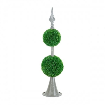 Artekko Boxwood Πράσινος Πλαστικός Τεχνητός Πύξος σε Μεταλλική Βάση (17.8x17.8x67.3)cm
