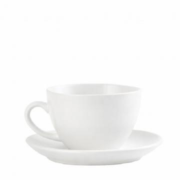 MORGAN MATTE WHITE ΦΛΙΤΖΑΝΙ & ΠΙΑΤΑΚΙ ΚΑΠΟΥΤΣΙΝΟ 220CC 14Χ14Χ8ΕΚ