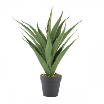 Artekko Yucca Τεχνητό Πλαστικό Φυτό Πράσινο σε Γλάστρα 16.00x16.00x19.70