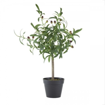 Artekko Olive Πλαστική Τεχνητή Ελιά σε Μαύρη Γλάστρα (44x40x108)cm