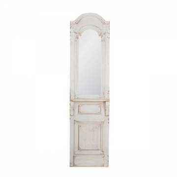 Artekko Sluys Καθρέπτης Ξύλλινος Λευκός Πόρτα (46x13x182)cm