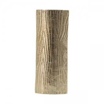 Artekko Zebra Χρυσό Μεταλλικό Βάζο (15.5x7x39)cm