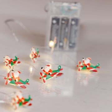 ΣΕΙΡΑ, 20 MINI LED, ΣΚΟΥΦΟΣ & ΧΙΟΝΑΝΘΡΩΠΟΣ, ΜΠΑΤΑΡΙΑΣ 3xAA, ΧΡΟΝΟΔΙΑΚΟΠΤΗ, ΚΟΚΚΙΝΟ & ΛΕΥΚΟ ΧΑΛΚΙΝΟ ΚΑΛΩΔΙΟ, ΘΕΡΜΟ ΛΕΥΚΟ LED ΑΝΑ 10cm, ΠΡΟΕΚΤΑΣΗ ΠΑΡΟΧΗΣ 30cm, IP20