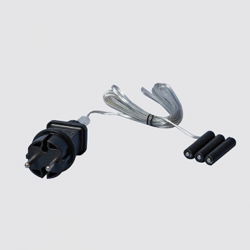ΜΕΤΑΣΧΗΜΑΤΙΣΤΗΣ 4.5V ΓΙΑ ΚΟΥΤΙ ΜΠΑΤΑΡΙΑΣ 3xAAA, ΔΙΑΦΑΝΟ PVC ΚΑΛΩΔΙΟ, ΠΡΟΕΚΤΑΣΗ ΠΑΡΟΧΗΣ 3m