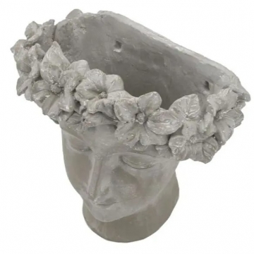 Artekko Cement Κασπώ Τοίχου Τσιμεντένιο Γκρι (33x20x32)cm