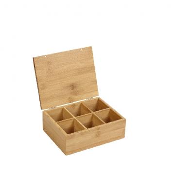 ΚΟΥΤΙ ΜΕ ΚΑΠ. 6-ΘΕΣΕΩΝ BAMBOO 21X16X7,5EK