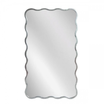 Artekko Dia Ασημί Μεταλλικός Καθρέπτης Τοίχου (61x2.5x110)cm