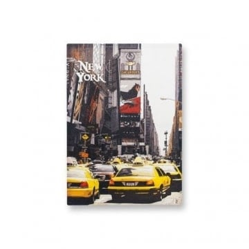 Artekko Traffic in NY Διακοσμητικός Πίνακας Καμβάς (50x70)cm