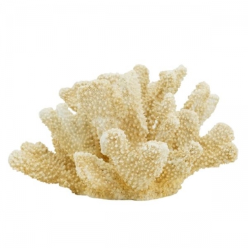 Artekko Coral Μπεζ Διακοσμητικό Κοράλλι Ρητίνης (22x17x14)cm
