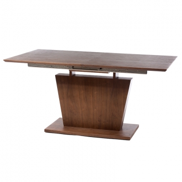 Artekko Tabsef Καφέ MDF Ανοιγόμενο Τραπέζι (160x90x77)cm