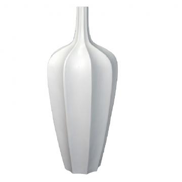 ΒΑΖΟ FIBERCLAY ΣΤΡΟΓΓ. ΛΕΥΚΟ Μ 38Χ124CM