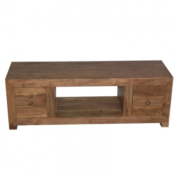 Artekko Creachem Ξύλινο Μασίφ Έπιπλο Τηλεόρασης (120x40x40)cm