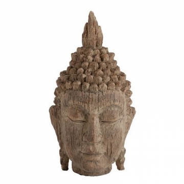 Artekko Buddha Διακοσμητικό Κεφάλι Βούδα Καφέ (11x10.9x20.3)cm