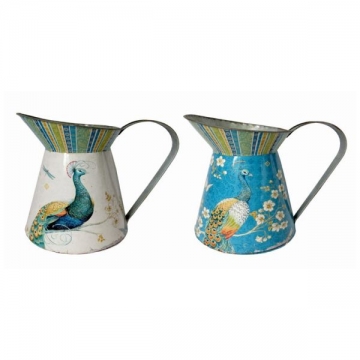 Artekko Pitcher Κανάτα Τσίγκινη Πολύχρωμη Σετ/2 (25x18x23)cm