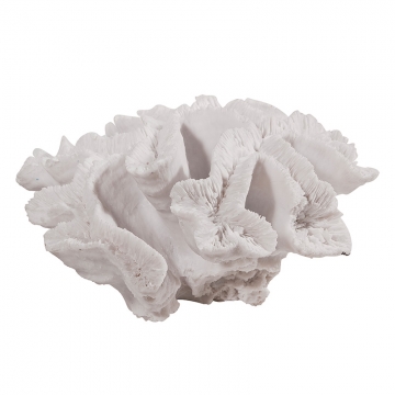 Artekko Coral Λευκό Διακοσμητικό Κοράλλι Ρητίνης (22.9x21.6x9.5)cm