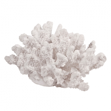 Artekko Coral Λευκό Διακοσμητικό Κοράλλι Ρητίνης (21.1x19.1x12)cm