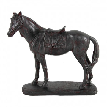 Artekko Horse Καφέ Διακοσμητικό Άλογο Ρητίνης (23.1x10.2x24.1)cm