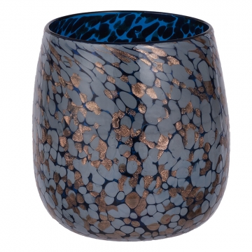 Artekko Caec Γυάλινο Διακοσμητικό Βάζο 16cm 16.00x16.00x16.00